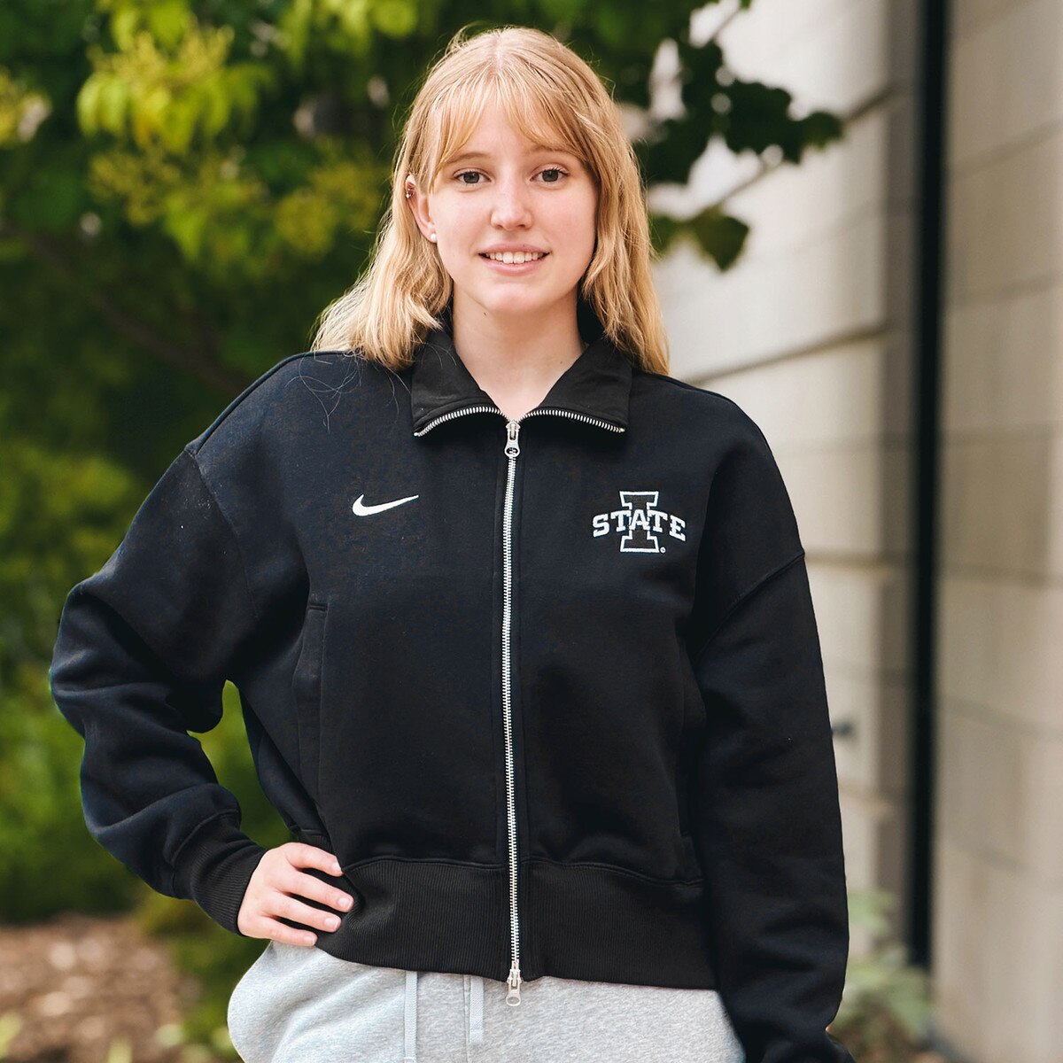 Nike Women's I-State Black Track Jacket